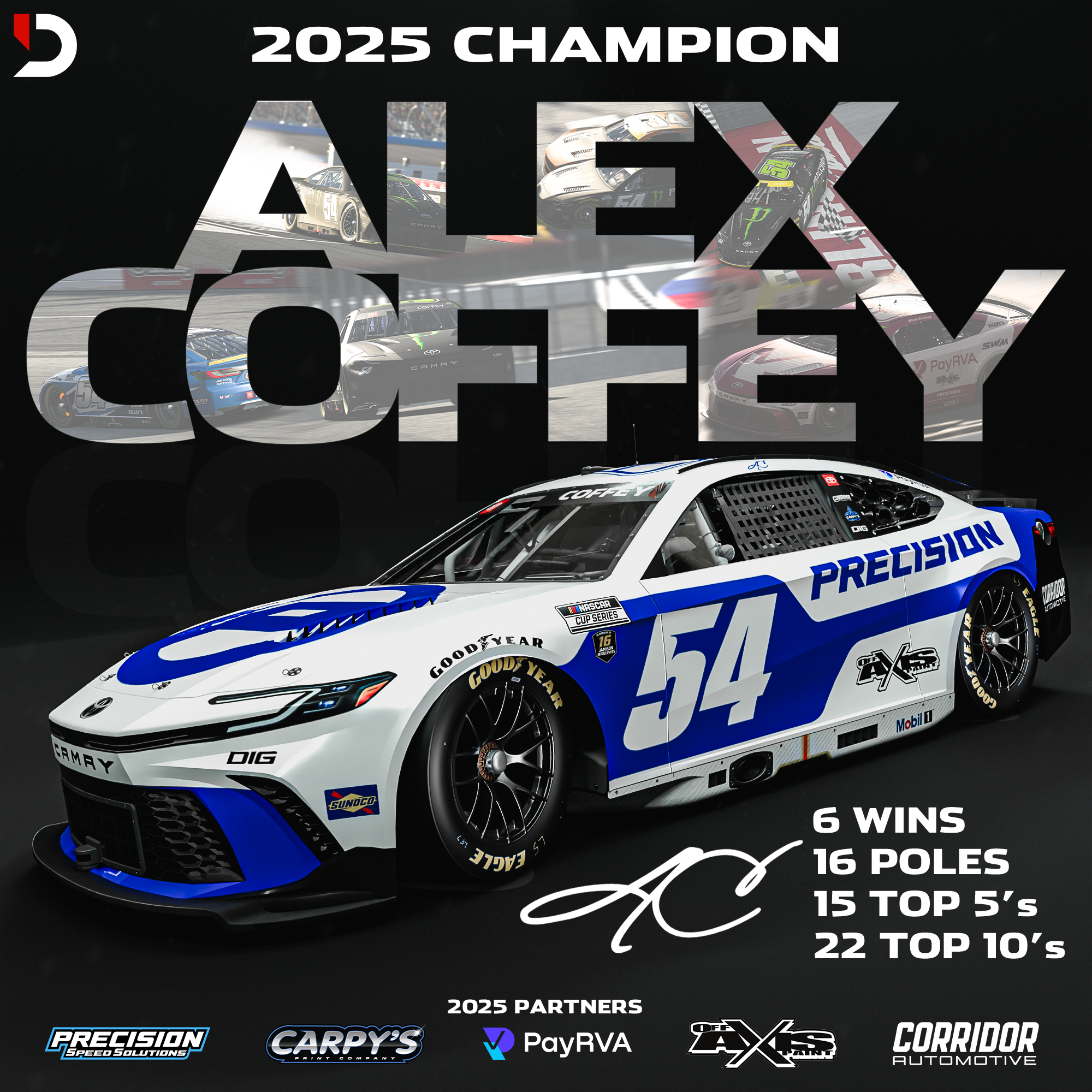 Alex Coffey Championship Flyer